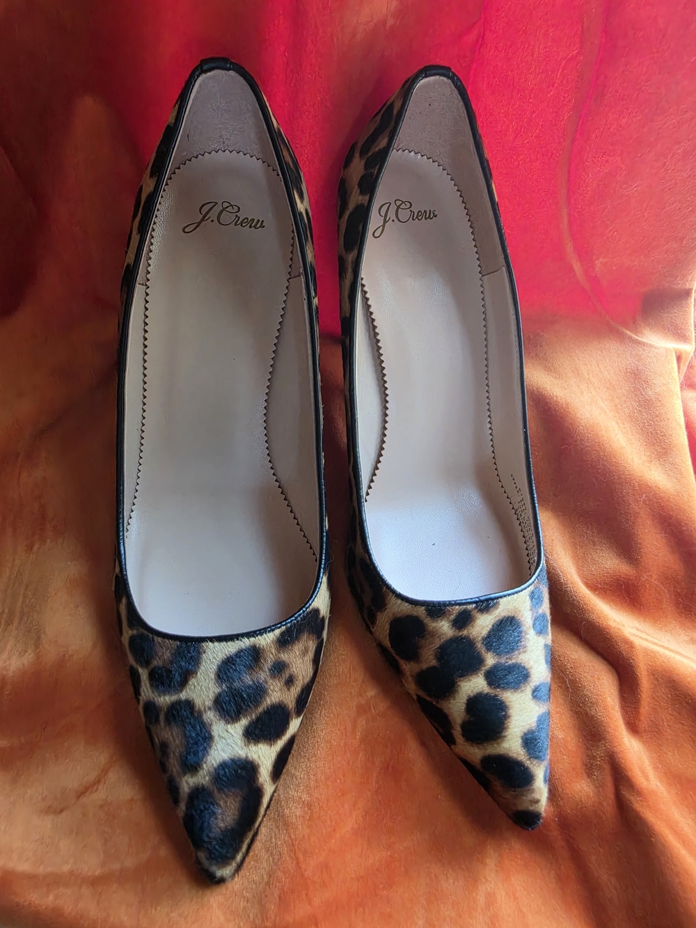 J. Crew COLLECTION Elsie pumps in leopard calf hair. 9.5